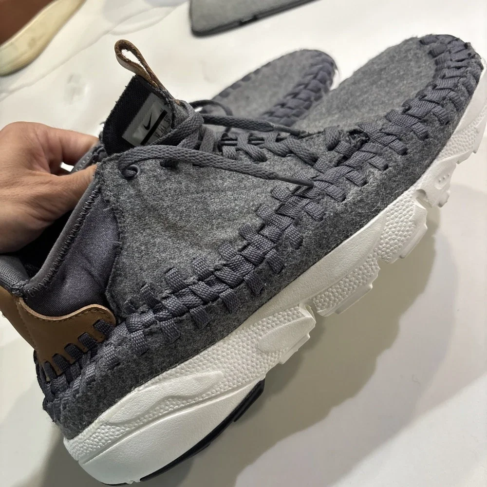Size 15 - Nike Air Footscape Woven Chukka SE Dark Grey Sail